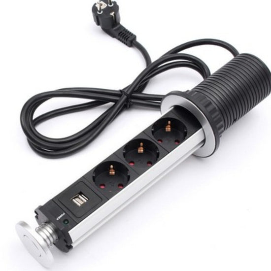Usb Socket European Standard Office Hidden Desktop Socket - My Store