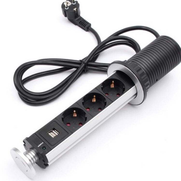 Usb Socket European Standard Office Hidden Desktop Socket - My Store