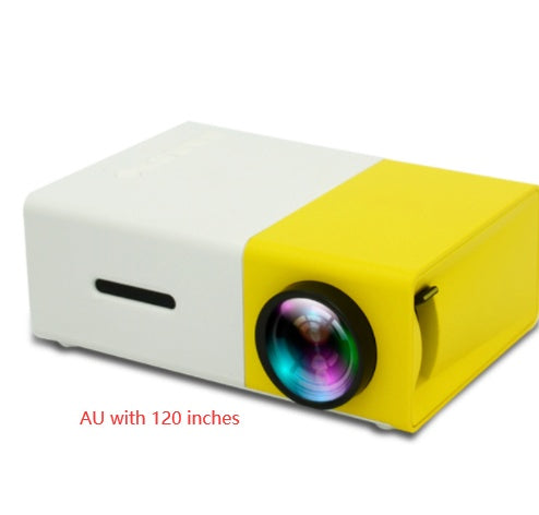Portable Projector 3D Hd Led Home Theater Cinema HDMI-compatible Usb Audio Projector Yg300 Mini Projector - My Store