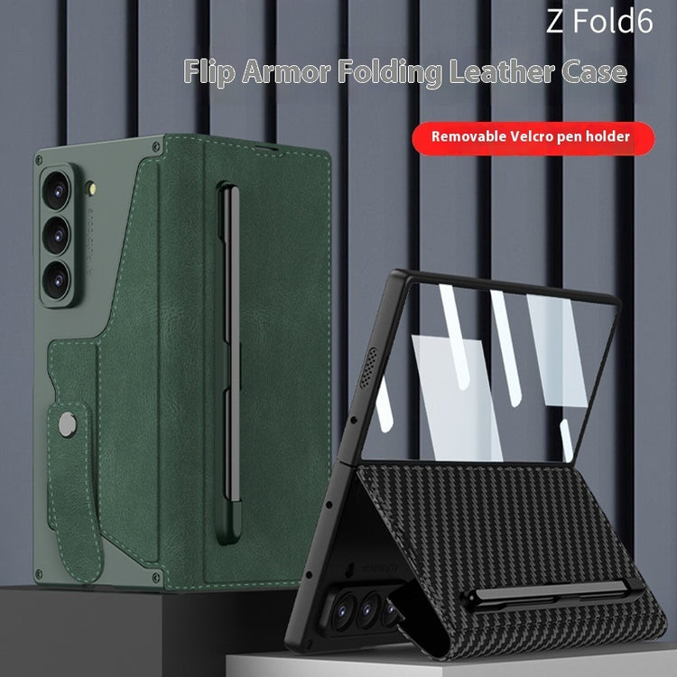 ZFold6 Folding Phone Case Flip Leather Case Phone Case - My Store