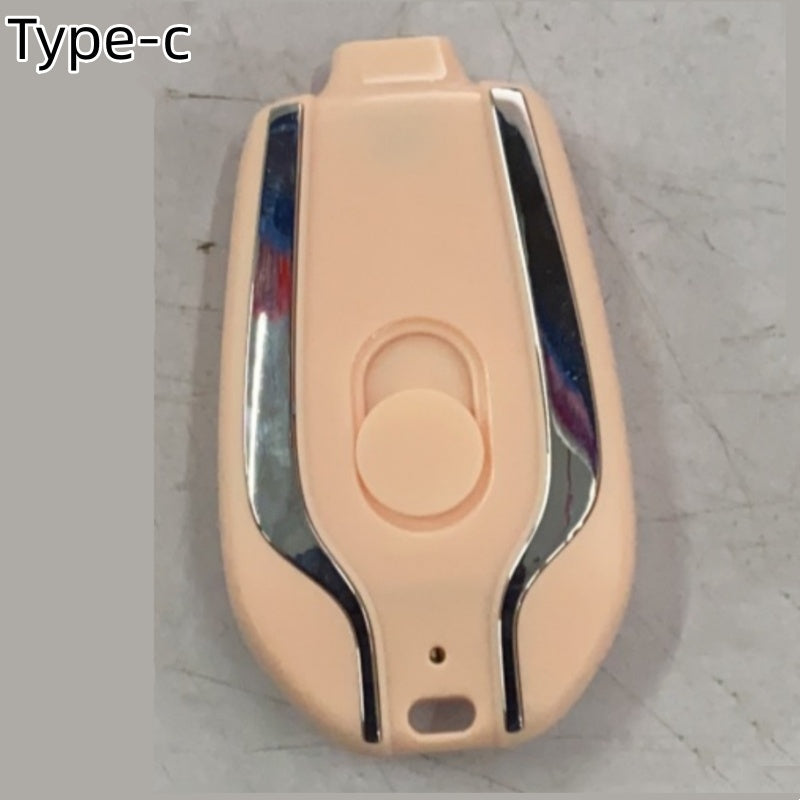 1500mAh Mini Power Emergency Pod Keychain Charger With Type-C Ultra-Compact Mini Battery Pack Fast Charging Backup Power Bank - My Store