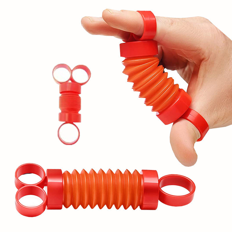 Finger Popper Fidget Toys Finger Exercise Decompression Stretch Tube Toy Occupational Therapy Toys - My Store