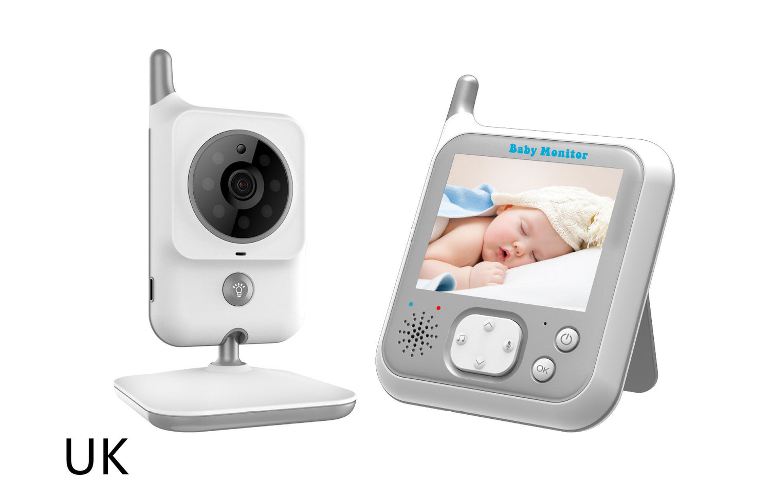 Wireless Video Color Baby Monitor Luminous Portable - My Store