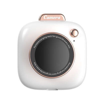 Creative Mini Camera Hanging Neck Fan